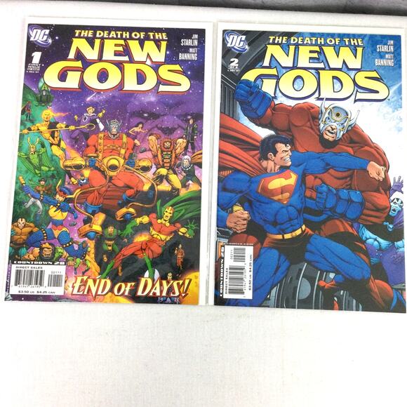 DC Comics The Death Of the New Gods #1-8 2007 2008 Eight Comic Book Bundle - Picture 2 of 5